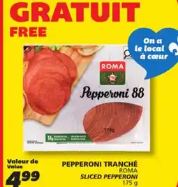 IGA ROMA SLICED PEPPERONI offer
