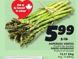 IGA GREEN ASPARAGUS offer