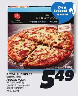 IGA STROMBOLI FROZEN PIZZA offer