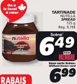 IGA NUTELLA SPREAD offer