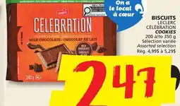 IGA LECLERC CÉLÉBRATION COOKIES offer