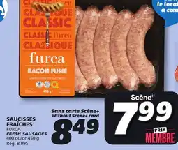IGA FURCA FRESH SAUSAGES offer