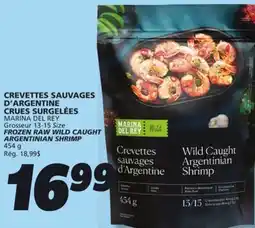 IGA MARINA DEL REY FROZEN RAW WILD CAUGHT ARGENTINIAN SHRIMP offer