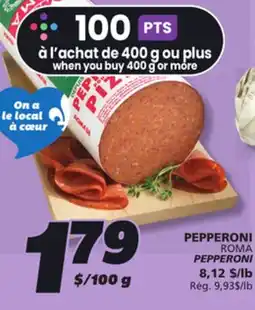IGA ROMA PEPPERONI offer