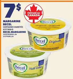 Provigo MARGARINE BECEL | BECEL MARGARINE, 637/800 G offer