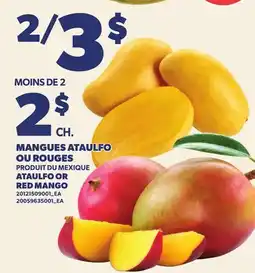 Provigo MANGUES ATAULFO OU ROUGES/ ATAULFO OR RED MANGO offer