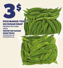 Provigo POIS MANGE-TOUT OU SUGAR SNAP, 200 G | SNOW OR SUGAR SNAP PEAS offer
