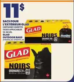 Provigo SACS POUR L'EXTÉRIEUR GLAD, 10-40 UN. | GLAD OUTDOOR BAGS offer