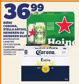 Provigo BIÈRE CORONA, STELLA ARTOIS, HEINEKEN OU HEINEKEN SILVER, 24 X 330/355 ML offer