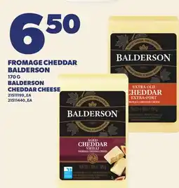 Provigo FROMAGE CHEDDAR BALDERSON, 170 G | BALDERSON CHEDDAR CHEESE offer