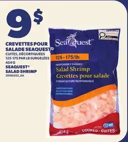 Provigo CREVETTES POUR SALADE SEAQUEST , 125-175 PAR LB, 454 G / SEAQUEST SALAD SHRIMP offer