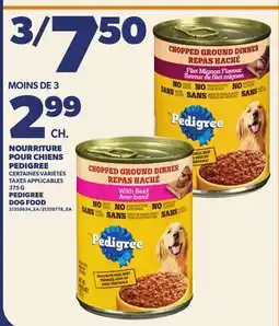 Provigo NOURRITURE POUR CHIENS PEDIGREE, 375 G / PEDIGREE DOG FOOD offer
