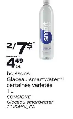 Provigo GLACEAU SMARTWATER | GLACEAU SMARTWATER offer