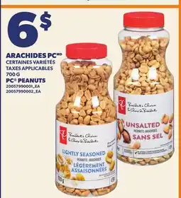 Provigo ARACHIDES PC, 700 G | PC PEANUTS offer