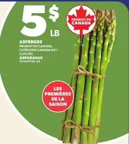 Provigo ASPERGES/ ASPARAGUS offer