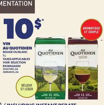 Provigo VIN AU QUOTIDIEN offer