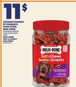 Provigo GÂTERIES TENDRES ET FONDANTS POUR CHIEN MILK-BONE, 708 G | MILK-BONE SOFT & CHEWY DOG TREAT offer