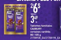 Provigo TABLETTES FAMILIALES CADBURY offer