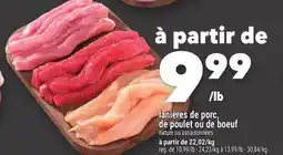 Marche Ami LANIÈRES DE PORC, DE POULET OU DE BOEUF offer