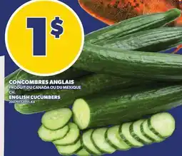 Provigo CONCOMBRES ANGLAIS | ENGLISH CUCUMBERS offer
