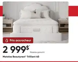 Dormez Vous Matelas Beautyrest Trilliant 40 offer