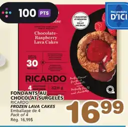 Marches Tradition RICARDO FROZEN LAVA CAKES offer