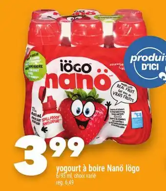 Marche Ami YOGOURT À BOIRE NANÖ IÖGO offer
