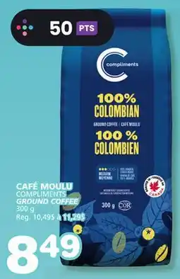 Marches Tradition COMPLIMENTS GROUND COFFEE offer