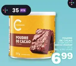 Marches Tradition COMPLIMENTS COCOA POWDER offer