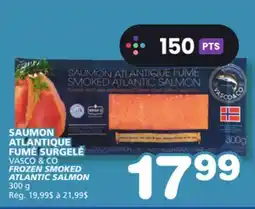 Marches Tradition VASCO & CO FROZEN SMOKED ATLANTIC SALMON offer