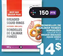 Marches Tradition VALEUR PLUS FROZEN BREADED SQUID RINGS offer