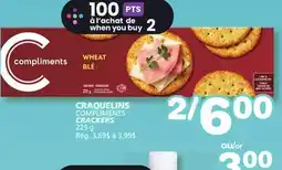Marches Tradition COMPLIMENTS CRACKERS offer