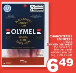 Marches Tradition OLYMEL SHAVED DELI MEAT offer