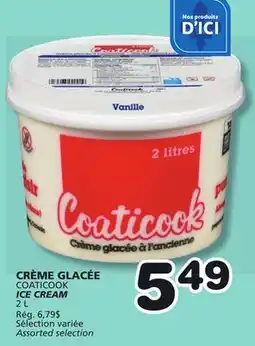 Marches Tradition COATICOOK ICE CREAM offer