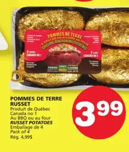 Marches Tradition RUSSET POTATOES offer