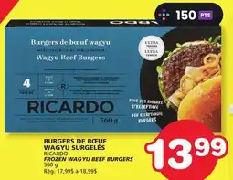 Marches Tradition RICARDO FROZEN WAGYU BEEF BURGERS offer