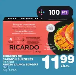 Marches Tradition RICARDO FROZEN SALMON BURGERS offer