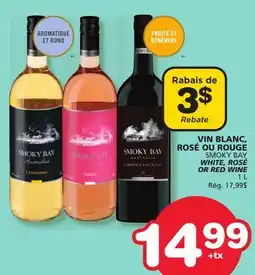 Marches Tradition SMOKY BAY WHITE, ROSÉ OR RED WINE offer