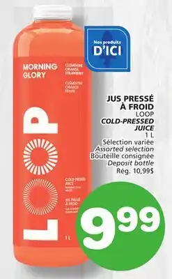 Marches Tradition LOOP COLD-PRESSED JUICE offer