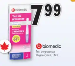 Familiprix BIOMEDIC, Pregnancy test, 1 test offer