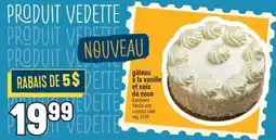 Marché Adonis gâteau à la vanille et noix de coco | Vanilla and coconut cake offer