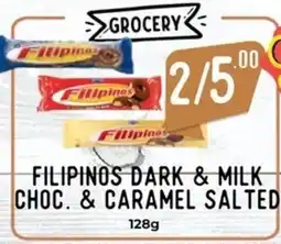 Tavora Foods Filipinos dark & milk choc. & caramel salted offer