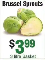 Silverstein's Produce Brussel Sprouts offer