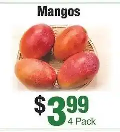 Silverstein's Produce Mangos offer