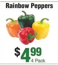 Silverstein's Produce Rainbow Peppers offer