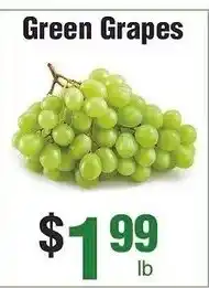 Silverstein's Produce Green Grapes offer