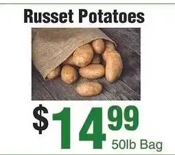 Silverstein's Produce Russet Potatoes offer