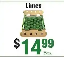 Silverstein's Produce Limes offer