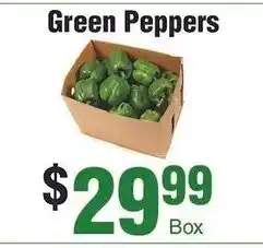 Silverstein's Produce Green Peppers offer
