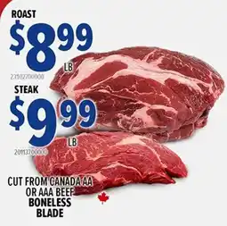 Victory Meat Market Boneless blade offer